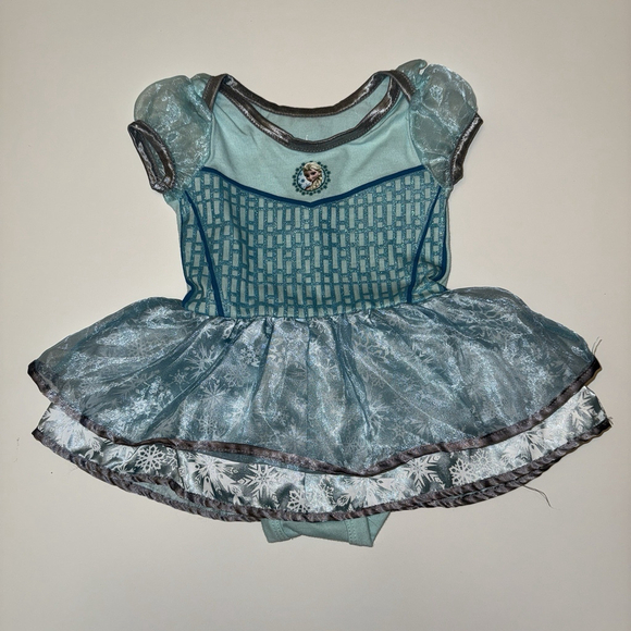 Disney Other - Disney Parks Elsa Frozen Dress Costume Baby Girl 0-3 Months